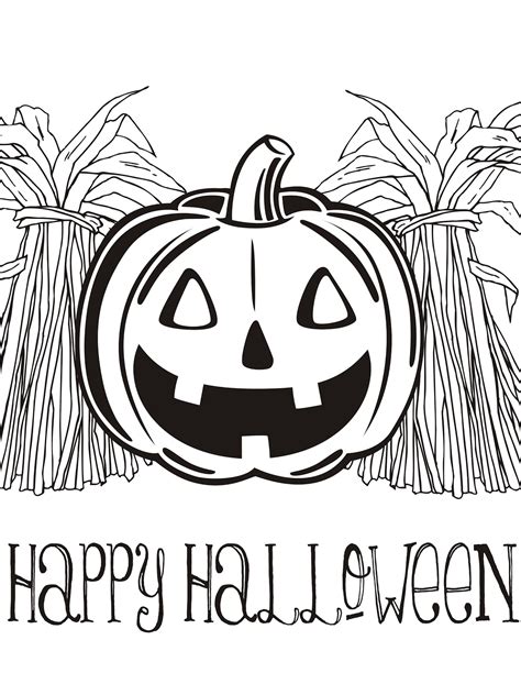 Free Printable Coloring Page Halloween