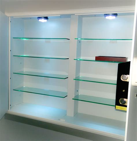 Shelves 14″ Acrylic Green Glass Opensafe123