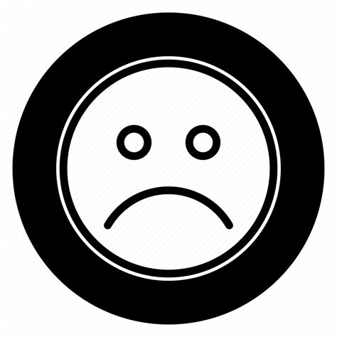 Face Round Unhappy Social Emoji Emoticon Smiley Icon Download