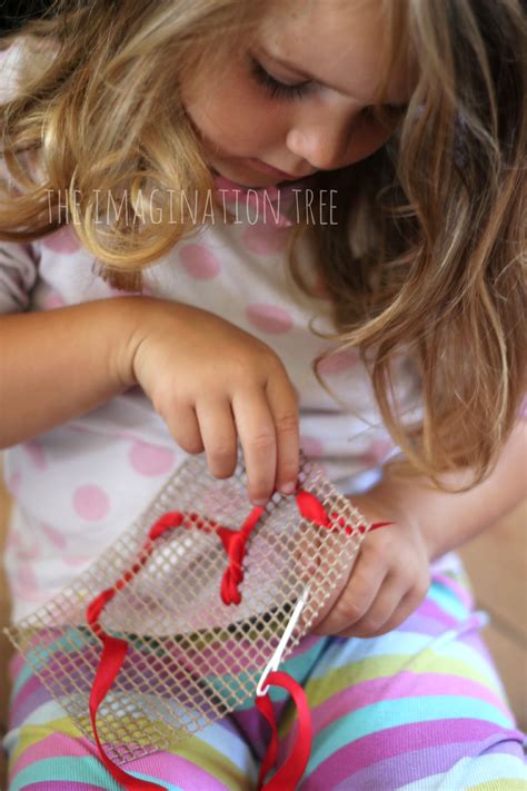 Sewing With Ribbons This Task Requires Object Manipulation And The Use