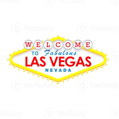 Classic Retro Welcome To Las Vegas Sign 26565307 Png