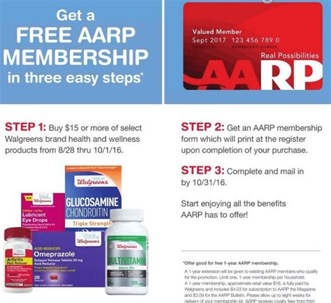 According to the organization, it had more than 38 million members as of 2018. Purchase $15 In Health & Wellness Products From Walgreens & Get Free AARP Membership - Doctor Of ...