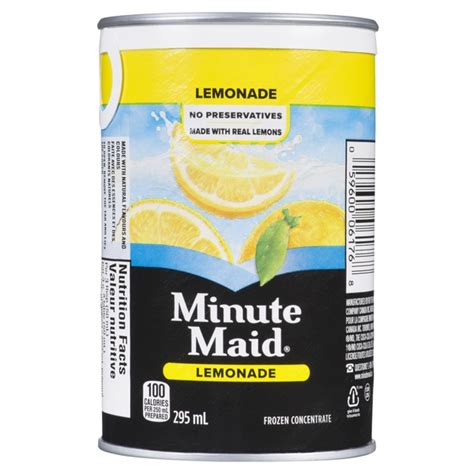 Minute Maid Frozen Concentrate Lemonade 295ml Whistler Grocery