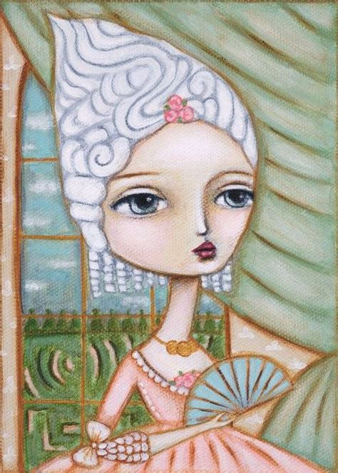 This Is A X Fine Art Print Of My Original Acrylic Painting Marie Antoinette It Is