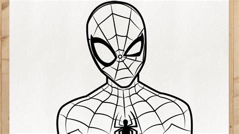 Como desenhar o HOMEM ARANHA Spider Man passo a passo MUITO FÁCIL