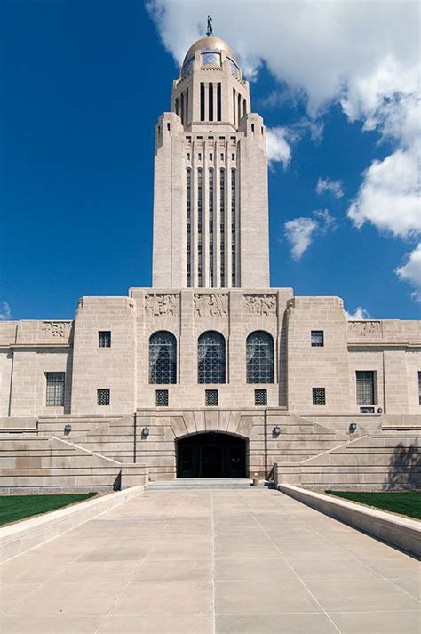 Nebraska State Capitol Lincoln Nebraska Houses The Primary Executive