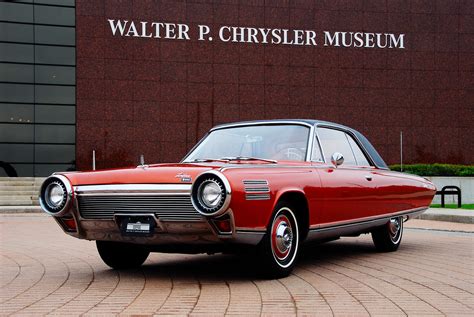 Photo 02 1963 Chrysler Ghia Turbine Car Front Three