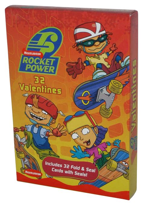 Nickelodeon Rocket Power 2002 Paper Magic Valentines Day Cards