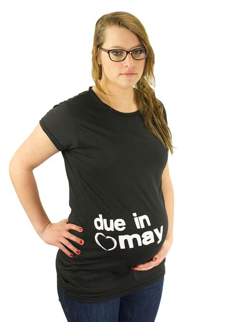 Custom Due Date Maternity T Shirt Maternity Clothes Summer Etsy