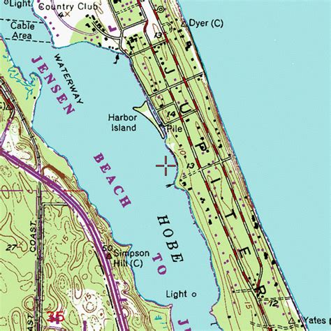 Map Of Jupiter Island Cities And Towns Map