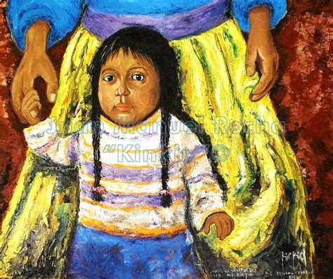[get 45 ] Pintura Niña Indigena Mexicana