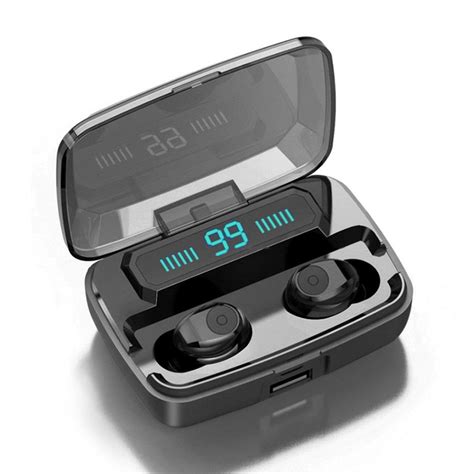 F9 Tws Led Power Display Wireless Bluetooth Earphone With Charging Case China F9 Bluetooth