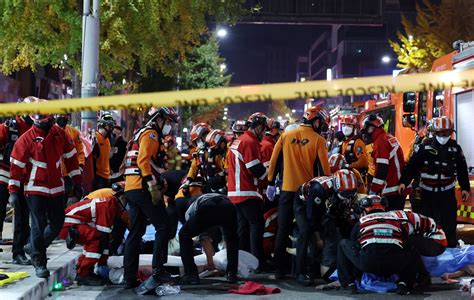At Least 151 Dead After Halloween Crowd Surge On Narrow Street In Seoul