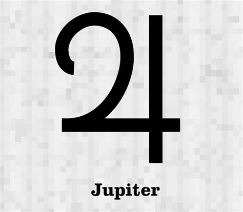 Svg Zodiac Jupiter Planet Symbol Vector Layered Cut File Etsy