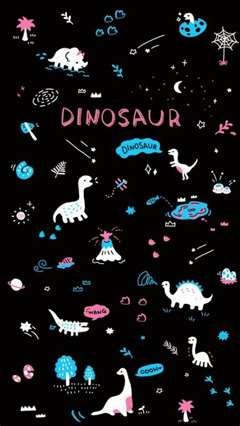 Backdraund Cute Dinosaur Aesthetic Dinosaurs Hd Phone Wallpaper Pxfuel