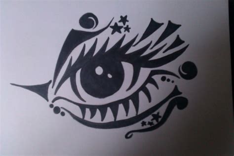 Tribal Eye Tattoo By 9hazzac9 On Deviantart