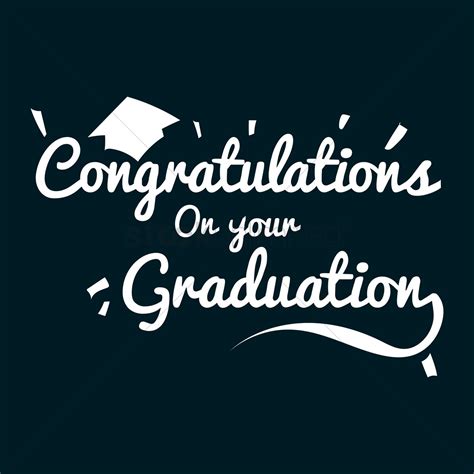 Congratulations On Your Graduation Vector Image 1797339 Stockunlimited