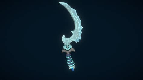 School Project Epic Sword Lunar Blade 3d Model By Lunarpoem