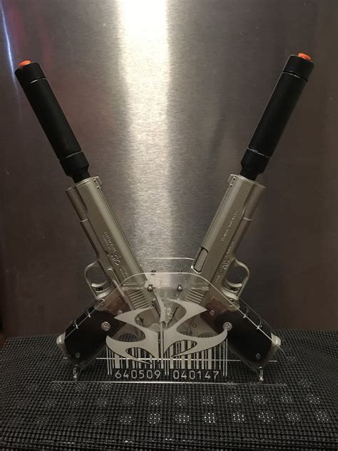 Hitman Silverballer Agent 47 Replica Pistol Kit Prop Etsy