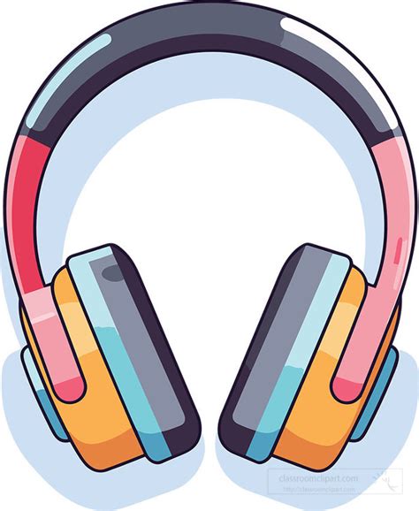 Electronics Clipart Cartoon Style Headphones Clip Art