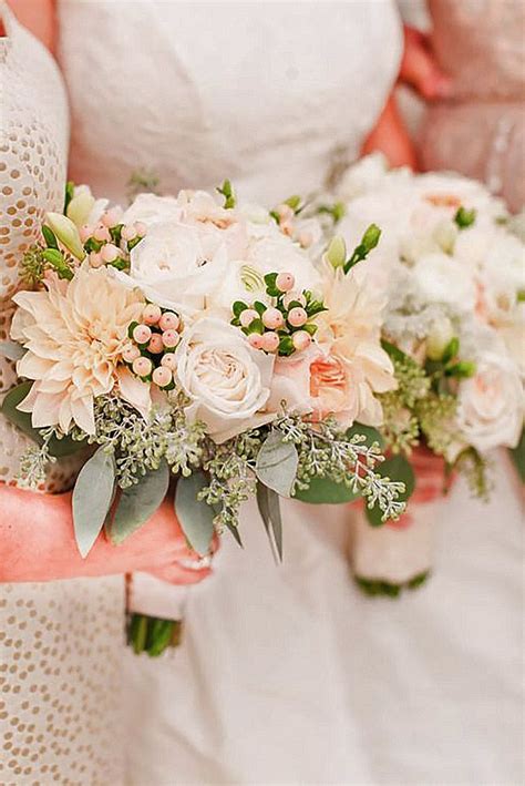 36 Glamorous Blush Wedding Bouquets That Inspire Blush