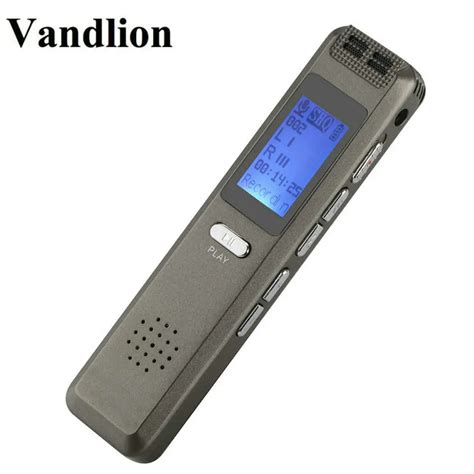 Vandlion V22 Gray Digital Audio Recorder 8g Voice Activated Recording