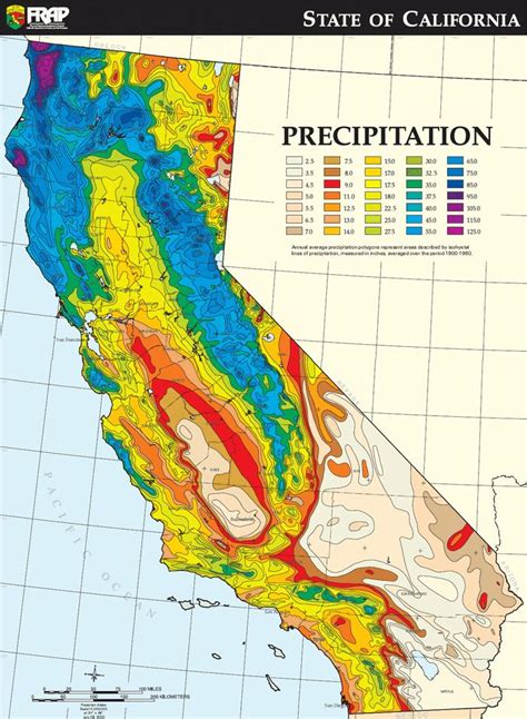 California Precipitation Map2 700×955 Map Precipitation