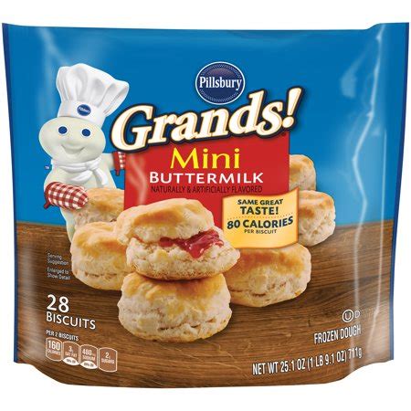 The pillsbury baked golden buttermilk biscuit makes for a moist and fluffy snack. Pillsbury Grands! Mini Buttermilk Biscuits 28 ct Pack ...