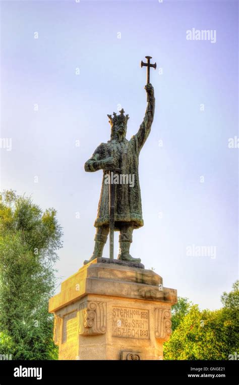 Stefan Cel Mare Monument In Chisinau Moldova Stock Photo Alamy