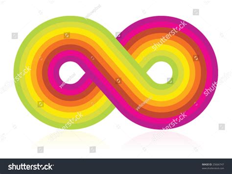 Colorful Infinity Symbol Vector De Stock Libre De Regalías 25666747