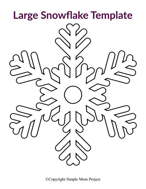 Snowflake Stencils Free Printable Printable World Holiday