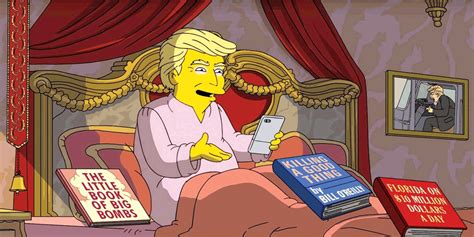 ‘the Simpsons Parodies Trumps 100 Days Trump Hotline Trolled By Space Aliens The Washington