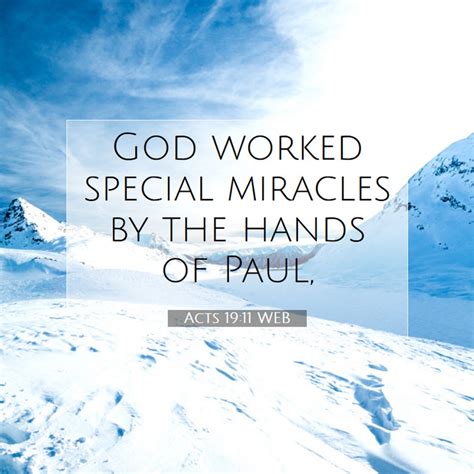 Acts 1911 Web God Worked Special Miracles By The Hands Of