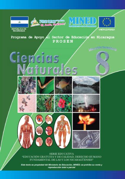 Libro De Ciencias Naturales Octavo Grado 【2023】 Libros De Nicaragua
