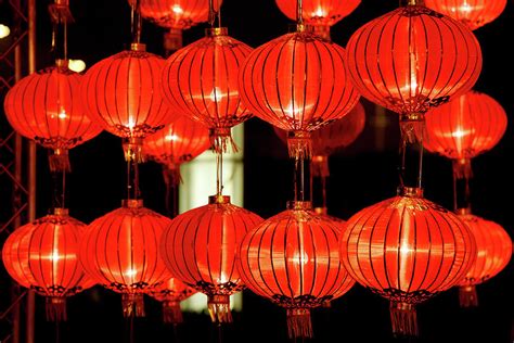 Red Lanterns For Chinese New Year Bathroom Cabinets Ideas