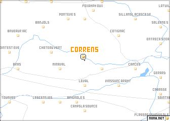 Corren står för lokal journalistik om och från linköping samt västra och södra östergötland. Correns (France) map - nona.net