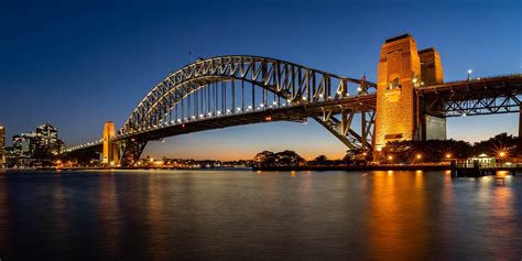 Sydney Harbour Bridge At Night Ed Okeeffe Photography