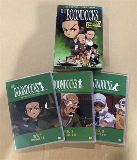 The Boondocks The Complete Third 3 Three Season Uncut And Uncensored