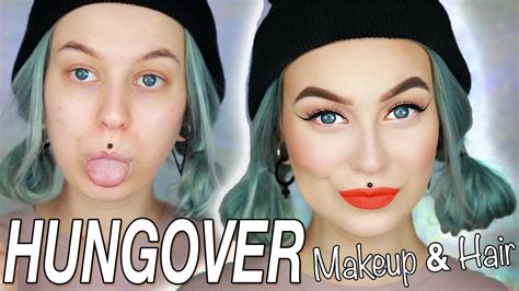 Hungover Makeup And Hair Tutorial Evelina Forsell Youtube