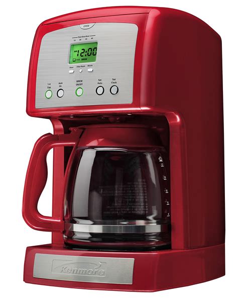 See more ideas about coffee maker, coffee, coffee machine. Kenmore 12-Cup Programmable Coffee Maker - Red ...
