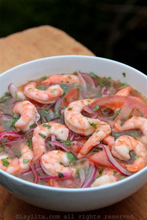 ecuadorian shrimp ceviche {ceviche de camarón} laylita s recipes ceviche recipe shrimp