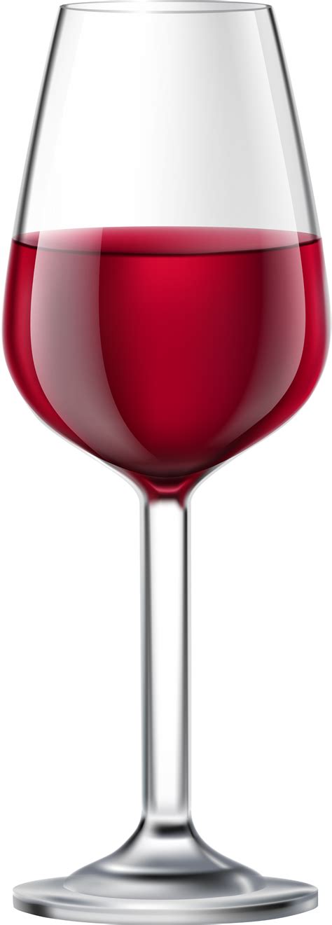 Download Wine Glass Clipart Stylized Transparent Background Red Wine