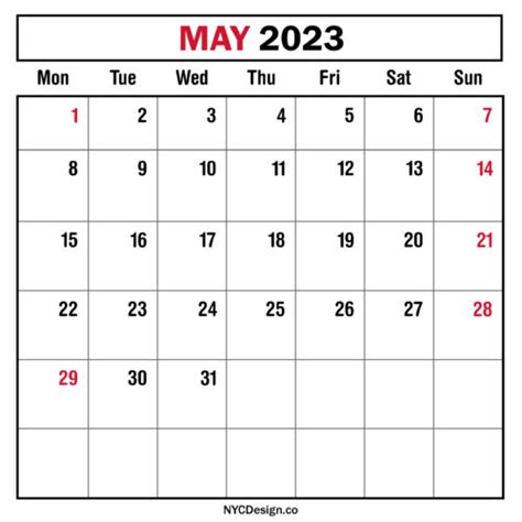 May 2023 Monthly Calendar With Uk Holidays Planner Printable Free