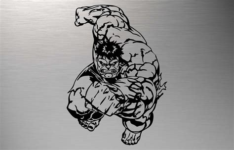 Hulk Svg Hulk Dxf Hulk Silhouette Hulk Cut File Hulk Etsy