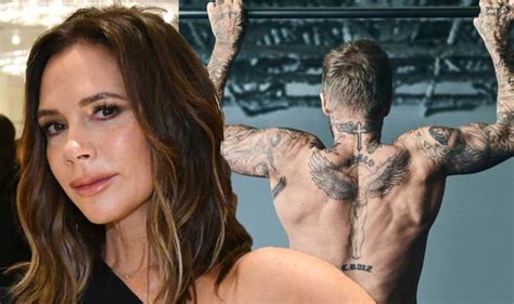Wow Victoria Beckham Swoons As Husband David Beckham Strips Off For Topless Pic