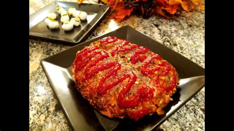 💖 Halloween Recipes Zombie Brain Meatloaf Homemade Recipe Party