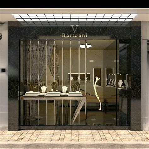 Jewellery Retail Store Front And Window Display Design Jewelry Store