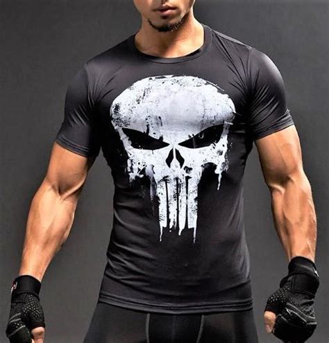 Punisher T Shirt Gym Heroics Apparel