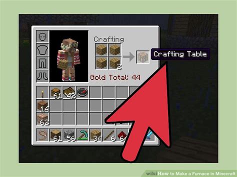 In the crafting menu, you should see a crafting area that is made up of a 3×3 crafting grid. 3 Ways to Make a Furnace in Minecraft - wikiHow