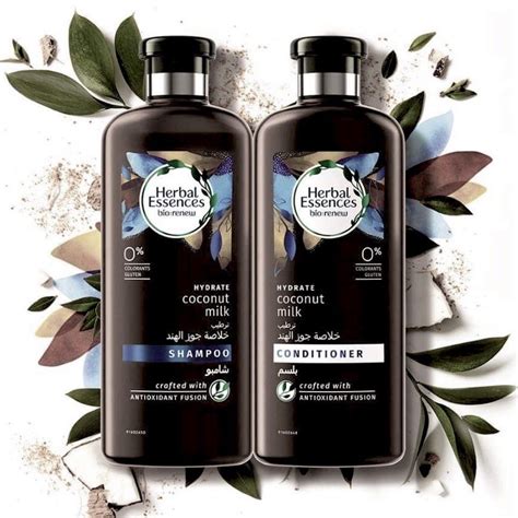 Herbal Essences Biorenew Coconut Milk Shampoo And Conditioner 400ml Shopee Philippines